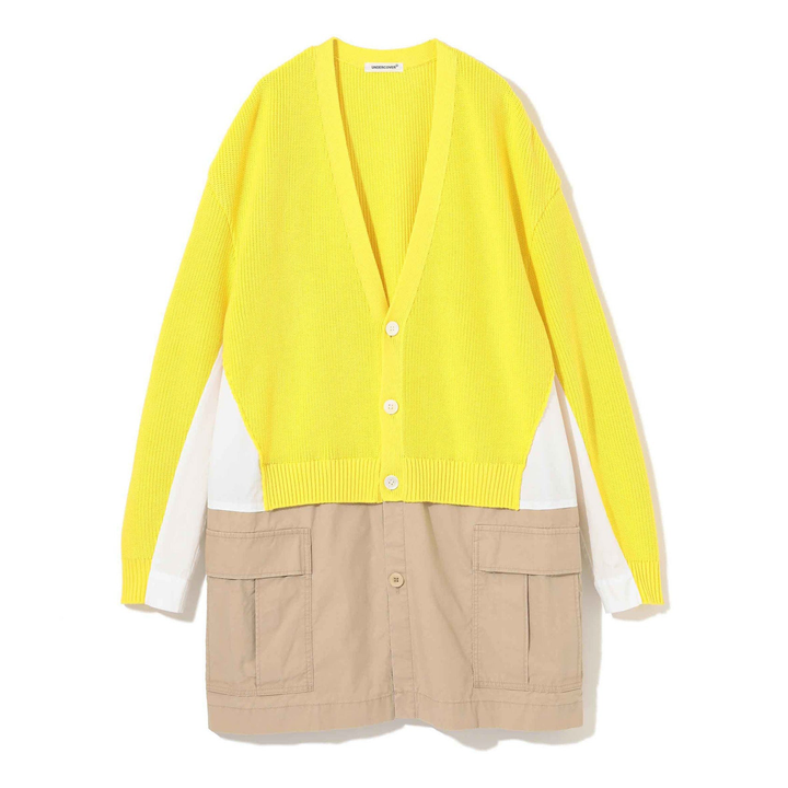 Layered Patchwork Cardigan