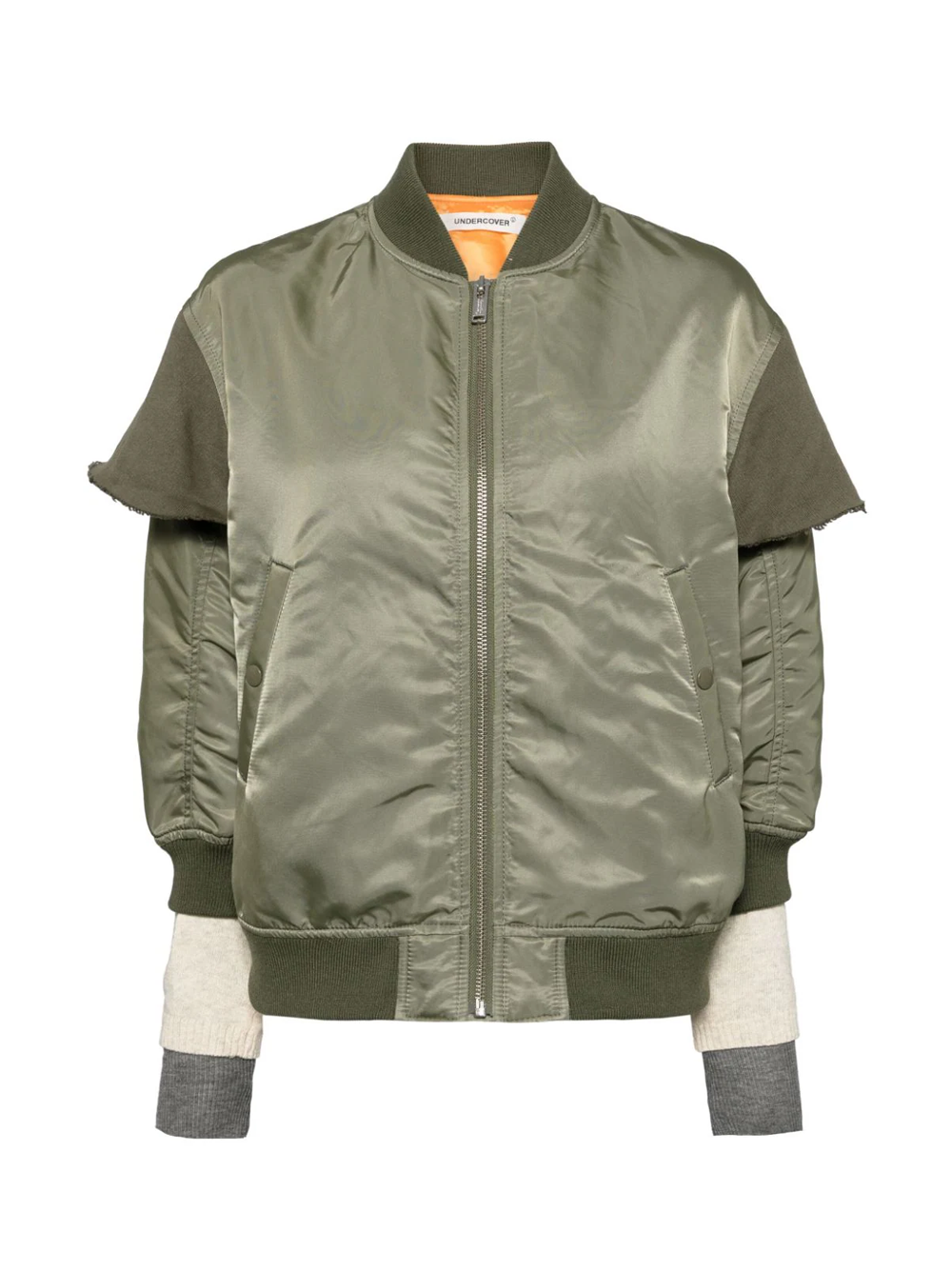 UNDERCOVER_Layered_Sleeve_Bomber-Khaki