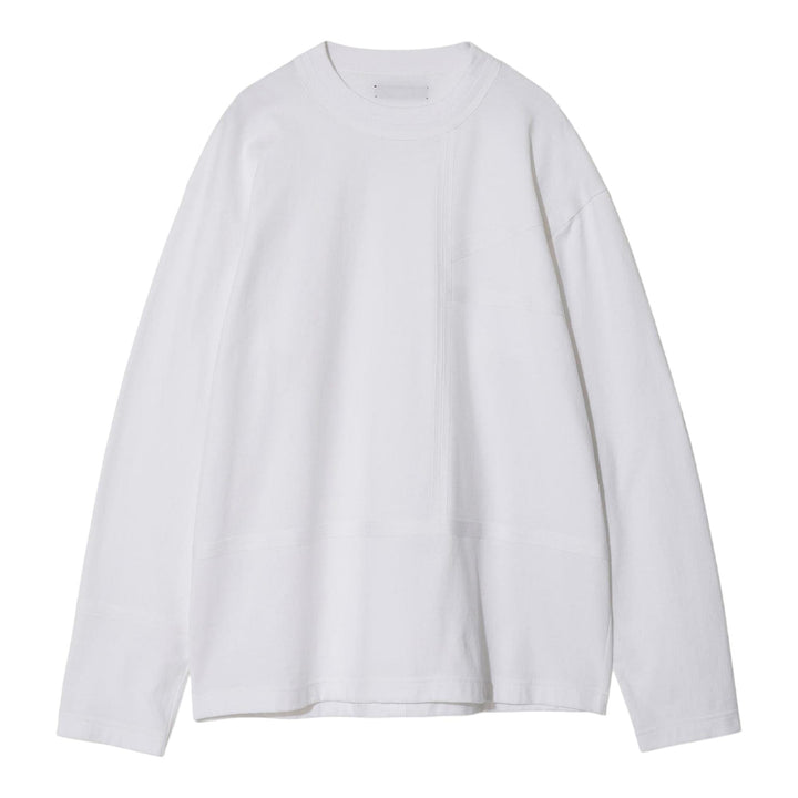 Club21 - UNDERCOVER - Seamed Long Sleeve Tee - TEES - White