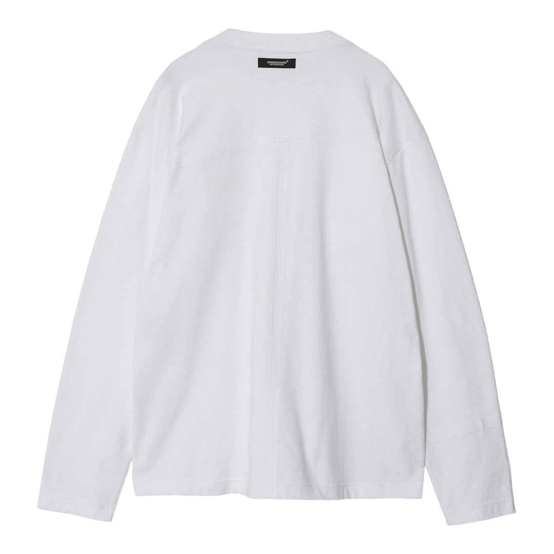 Club21 - UNDERCOVER - Seamed Long Sleeve Tee - TEES - White