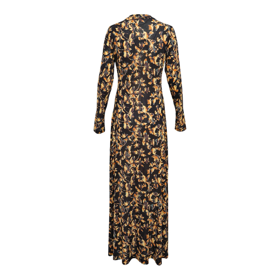 Club21 - Ulla Johnson - Amari Jersey Long Sleeve Dress - WOVEN DRESSES - Yellow