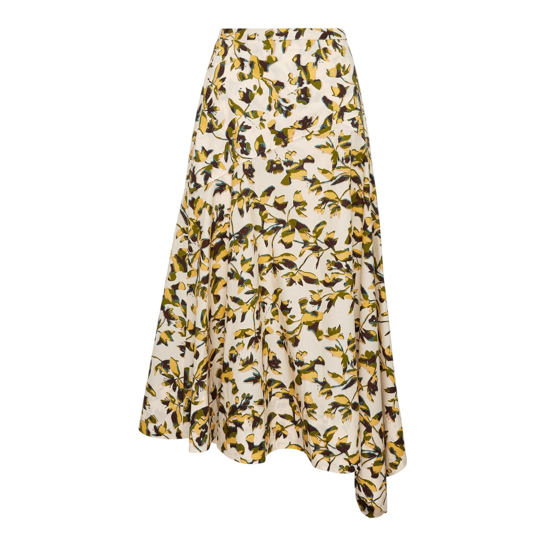 Club21 - Ulla Johnson - Annika High Waist Asymmetrical Skirt - SKIRTS - Yellow
