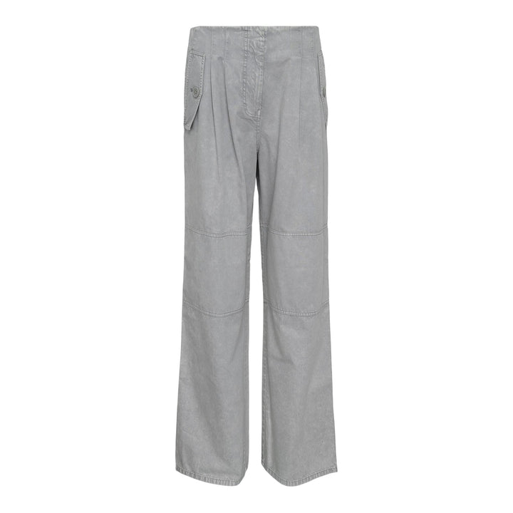 Club21 - Ulla Johnson - Casey High Waisted Tied Ankle Length Pants - PANTS - Grey