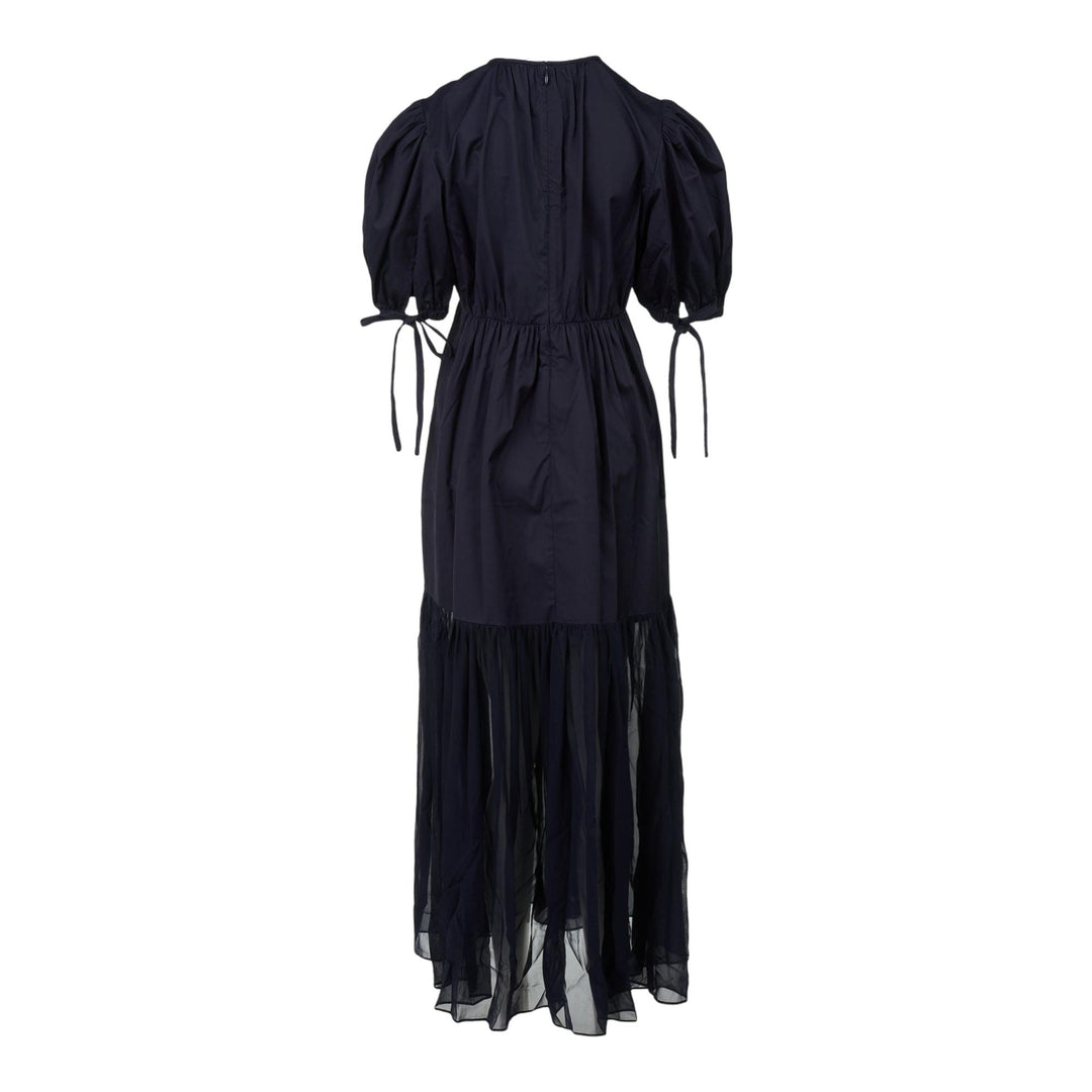 Club21 - Ulla Johnson - Collage Short Sleeve Midi Dress - DRESSES - Navy