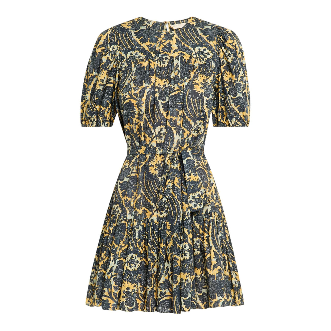 Club21 - Ulla Johnson - Rosalie Short Sleeve Mini Dress - DRESSES - Green