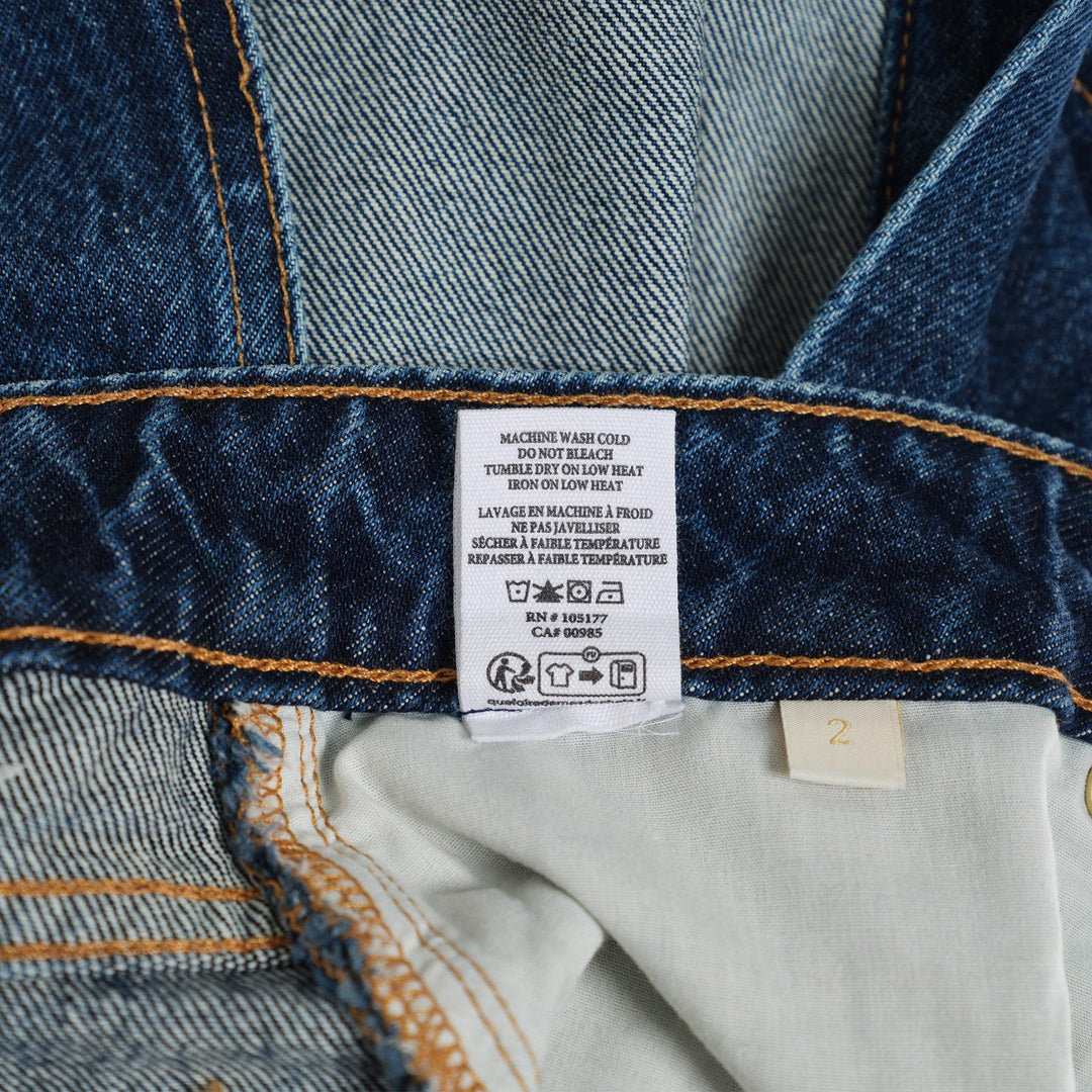 Club21 - Ulla Johnson - The Anais Denim Mid Rise Maxi Skirt - SKIRTS - Denim