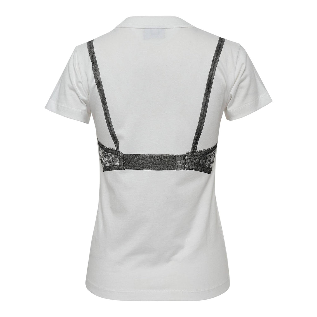 Club21 - VAQUERA - Women Bra T-Shirt Knit - TEES - White