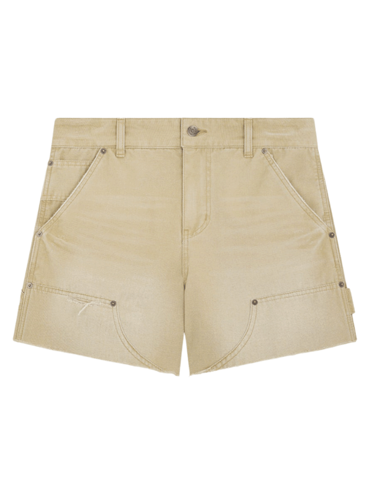 We11done-Beige-Womens-Denim-Cropped-Shorts-Beige-1