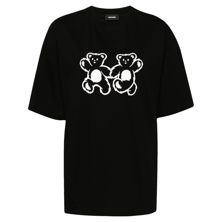 Black Teddy Bear Twins T-Shirt