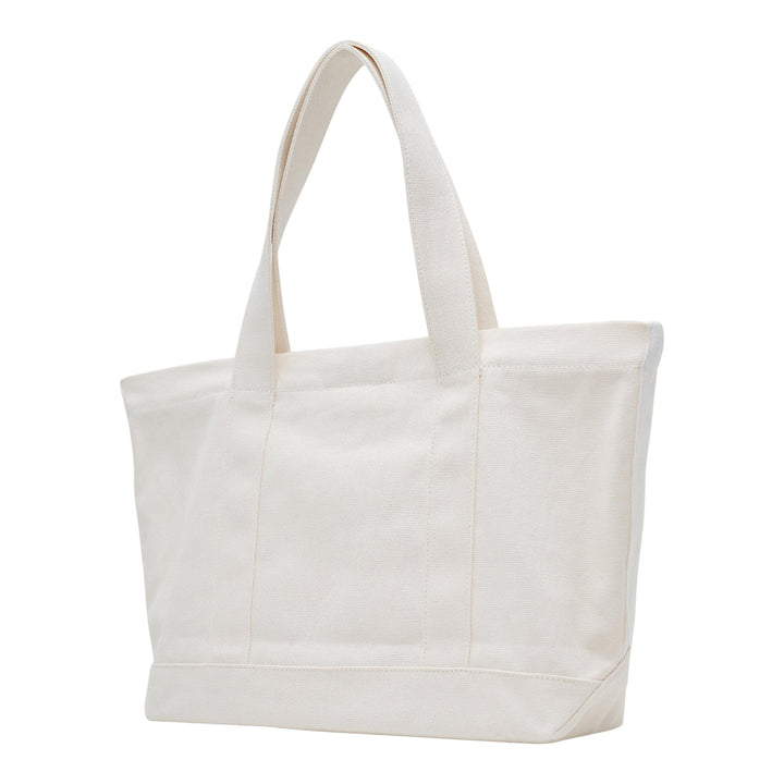 Club21 - We11done - Beige Collegiate Canvas Tote - TOTES - Beige