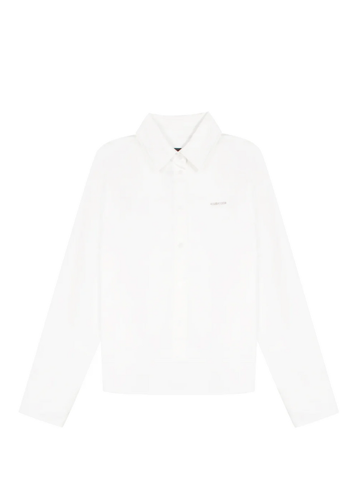 We11done_White_Womens_Simply_Cotton_Shirt-White