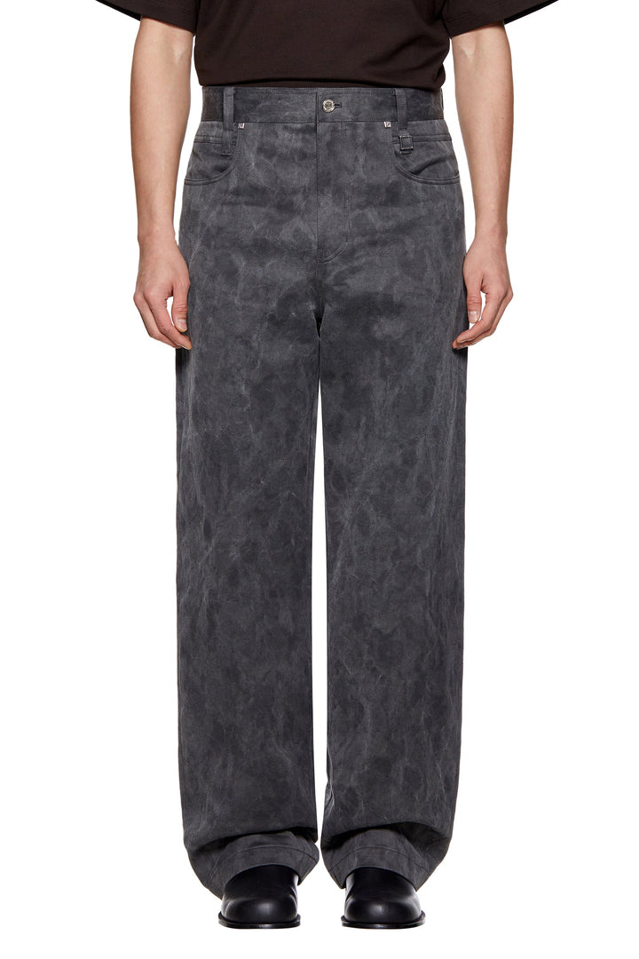 Wooyoungmi-Washed-Effect-Jeans-Grey-1