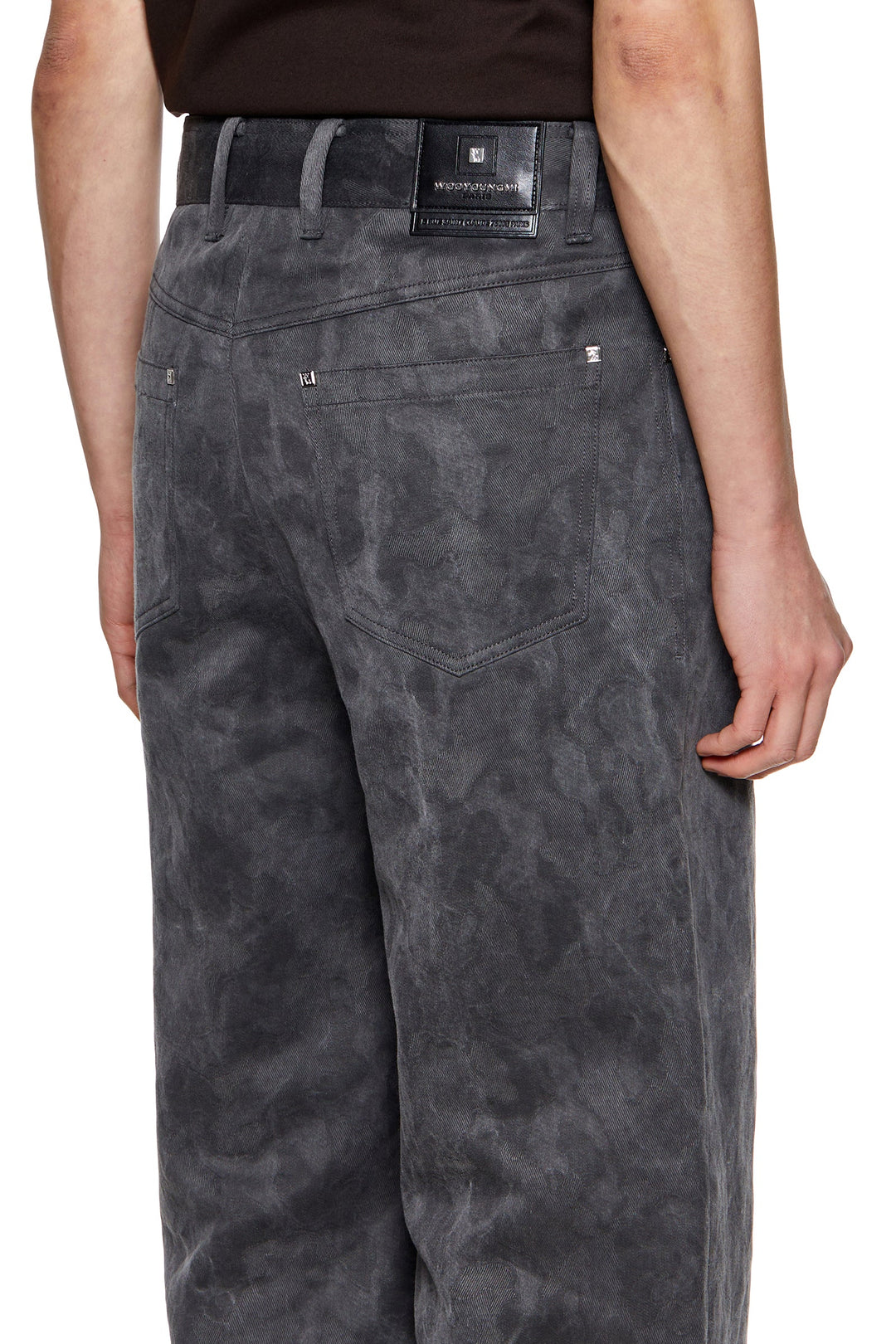 Wooyoungmi-Washed-Effect-Jeans-Grey-5