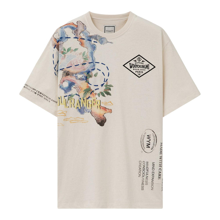 Club21 - Wooyoungmi - Mens T-Shirt - TEES - Ivory