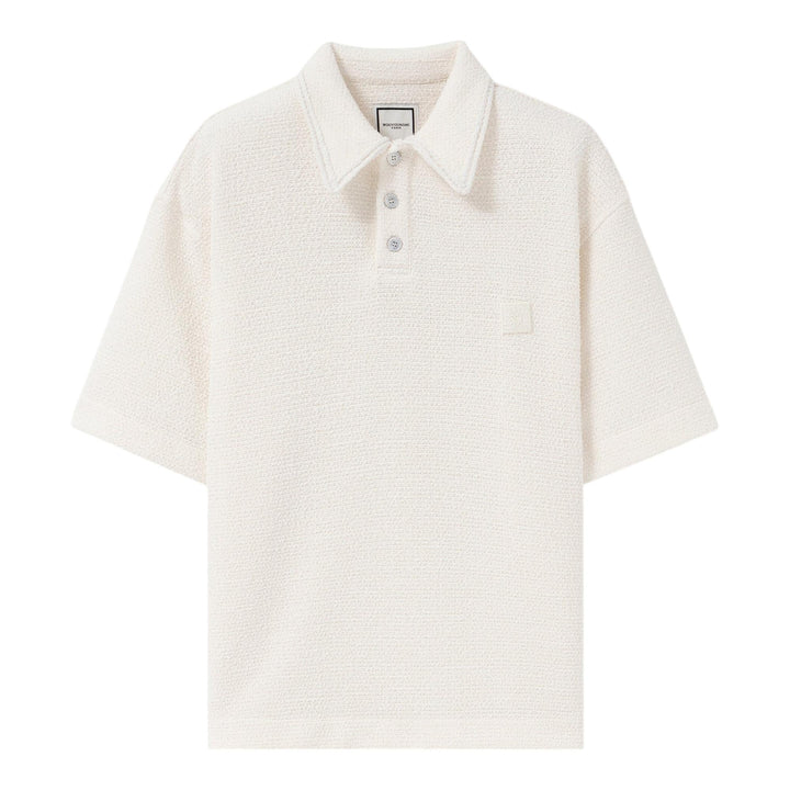 Club21 - Wooyoungmi - Oversized Knit Polo - POLOS - White