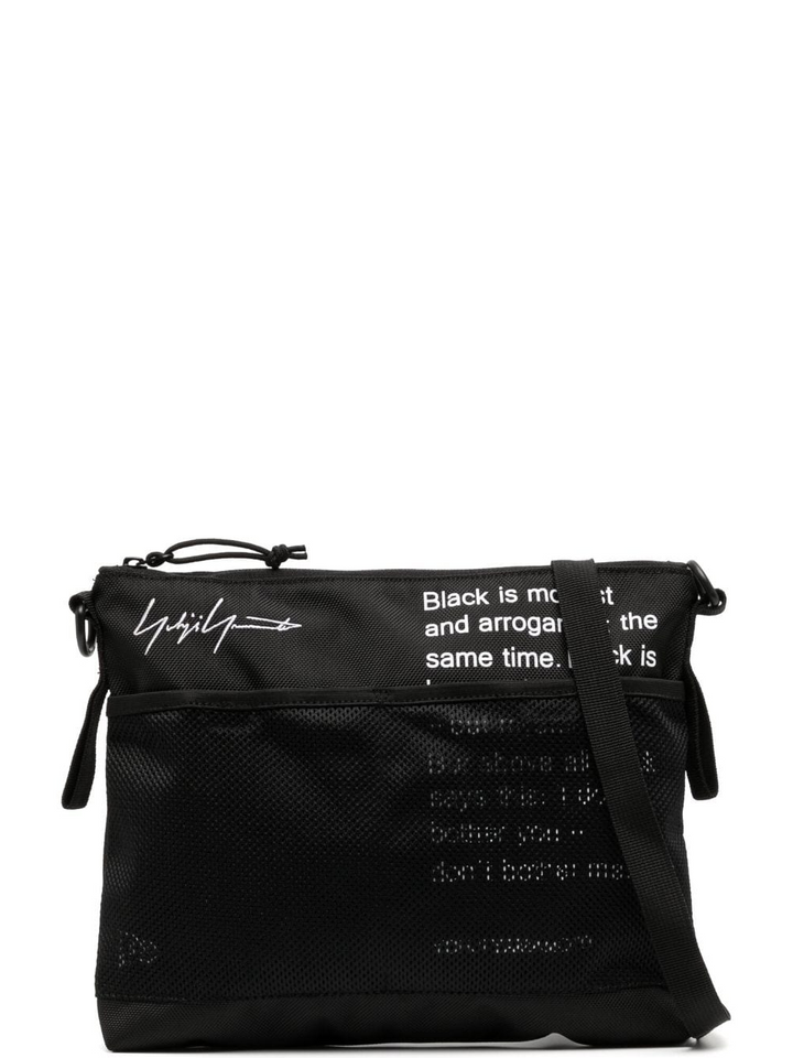 YOHJIYAMAMOTO_LogoCrossbody_Black
