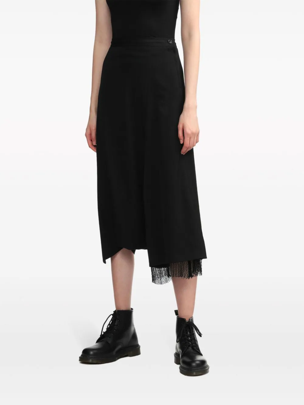 Y's-Waist-String-Assymetry-Pants-Black-3