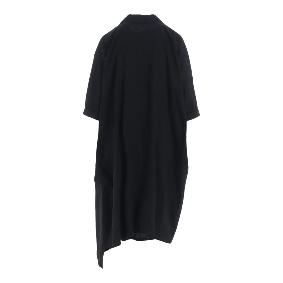 Club21 - Y's - Asymmetry Half Sleeve Dress - WOVEN DRESSES - Black