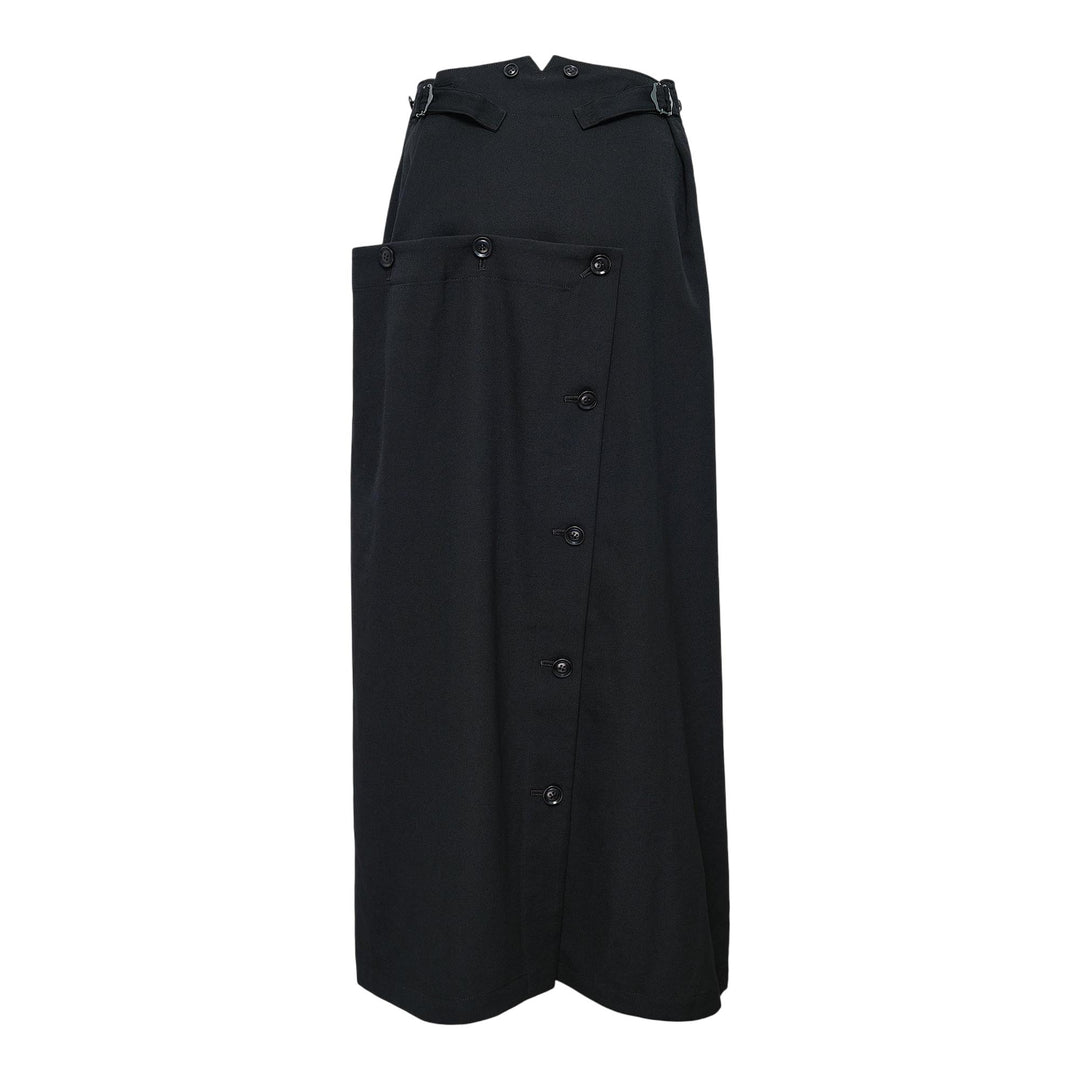 Club21 - Y's - Button Skirt - SKIRTS - Black