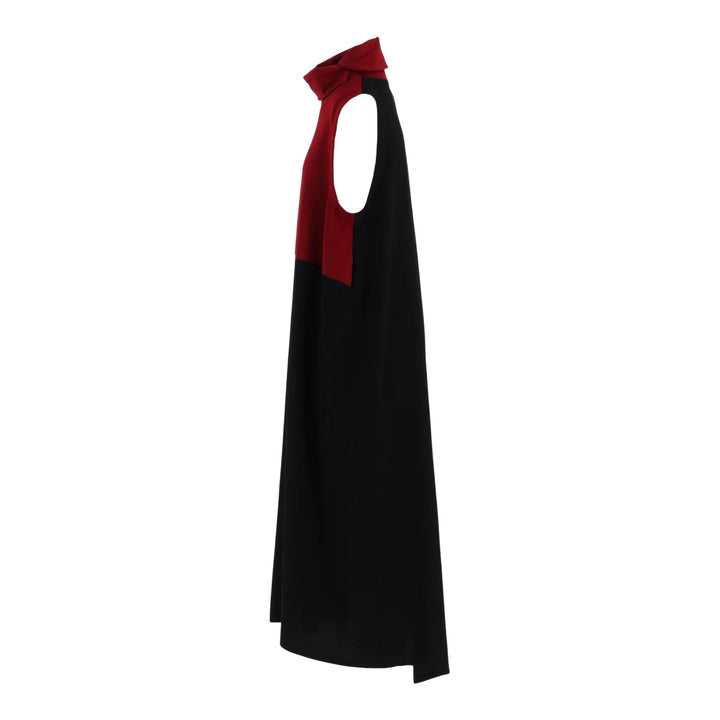 Club21 - Y's - Combination High Neck Dress - WOVEN DRESSES - Red