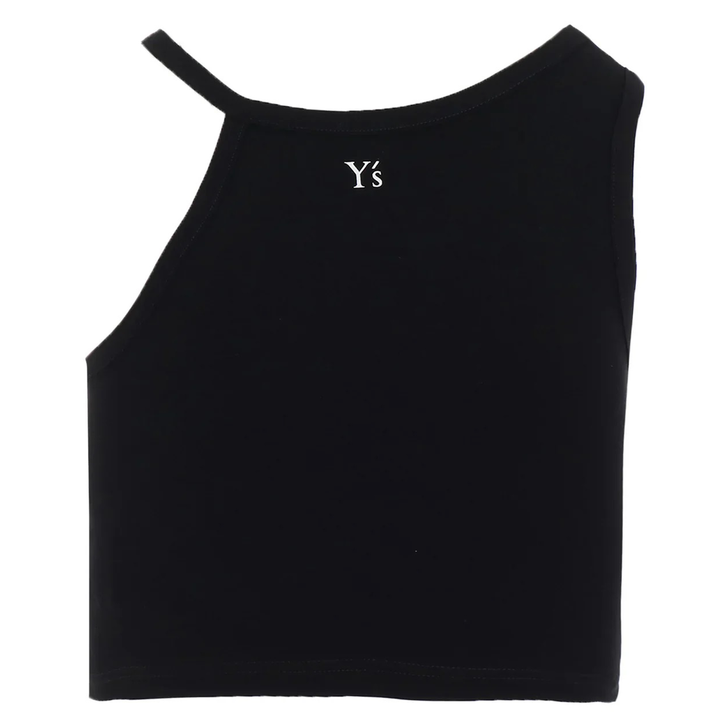 Y_s_Cropped_Top_Black