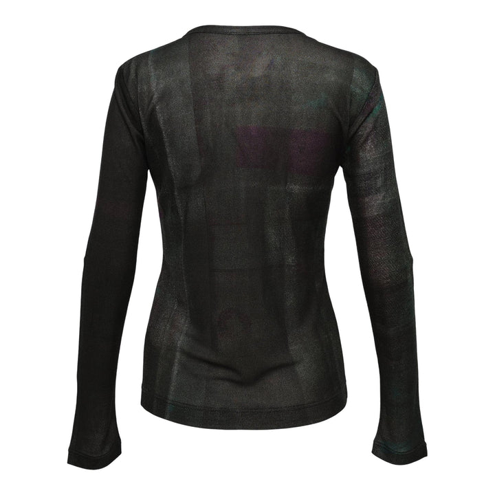 Club21 - Y's - Round Neck Long Sleeve Tee - TEES - Green