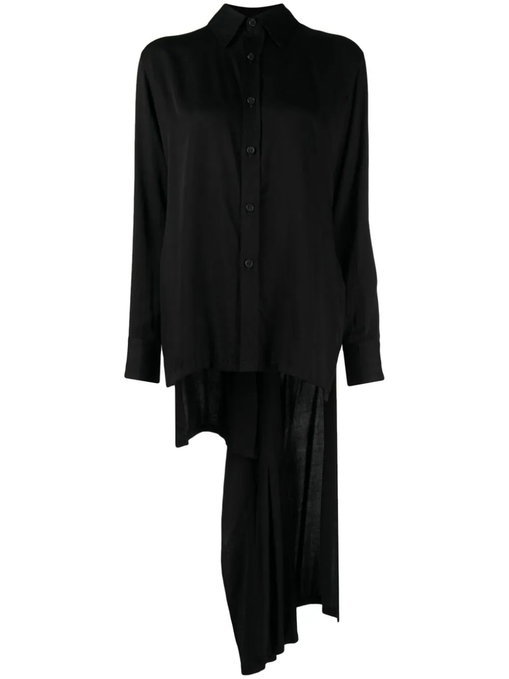 Yohji-Yamamoto-Backside-Wide-Pintuck-Blouse-Black-1