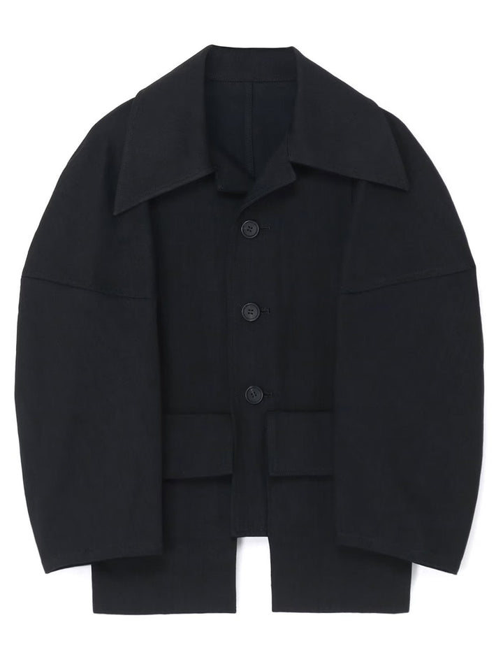        Yohji-Yamamoto-Big-Sleeve-3-Buttons-Jacket-Black-1