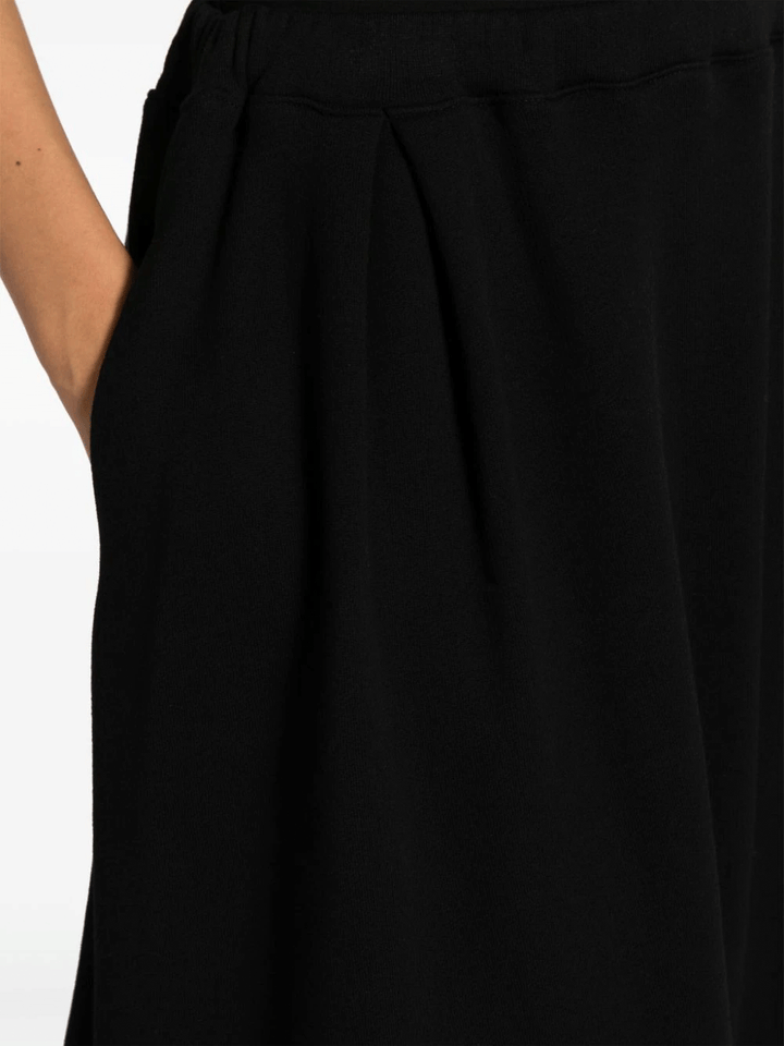 Yohji-Yamamoto-Cuff-Skirt-Elastic-Waist-Black-5