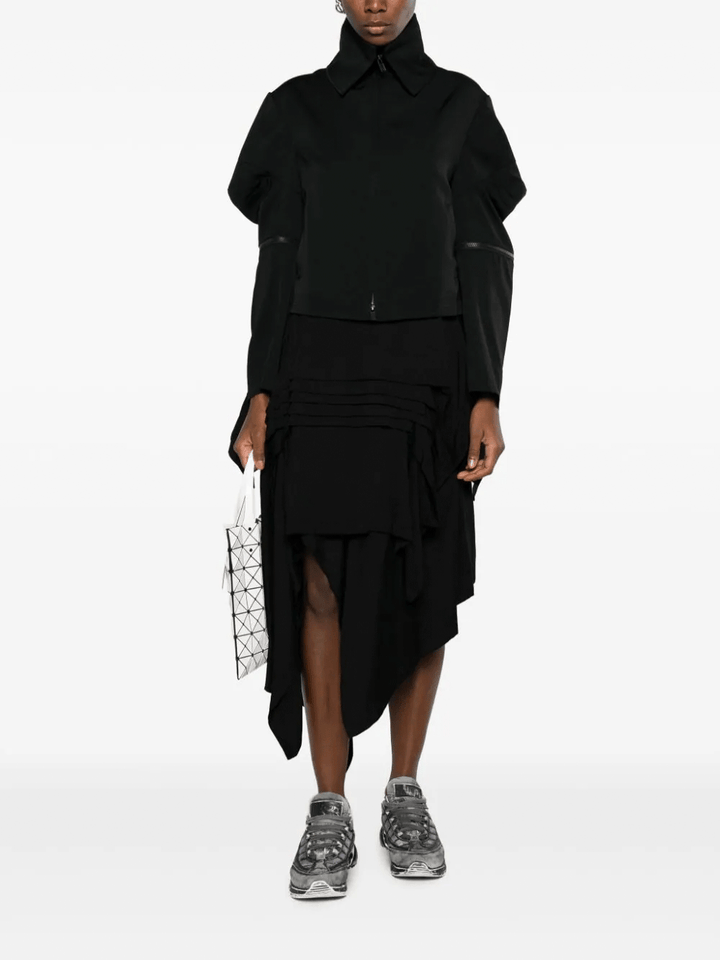 Yohji-Yamamoto-Horizontal-Pintuck-Skirt-Black-2