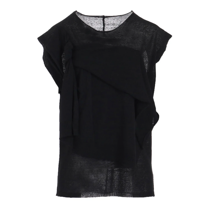 Draped French Sleeves Top