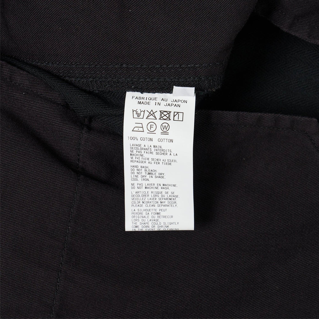Club21 - Yohji Yamamoto - 12Tuck Work Pants - PANTS - Black