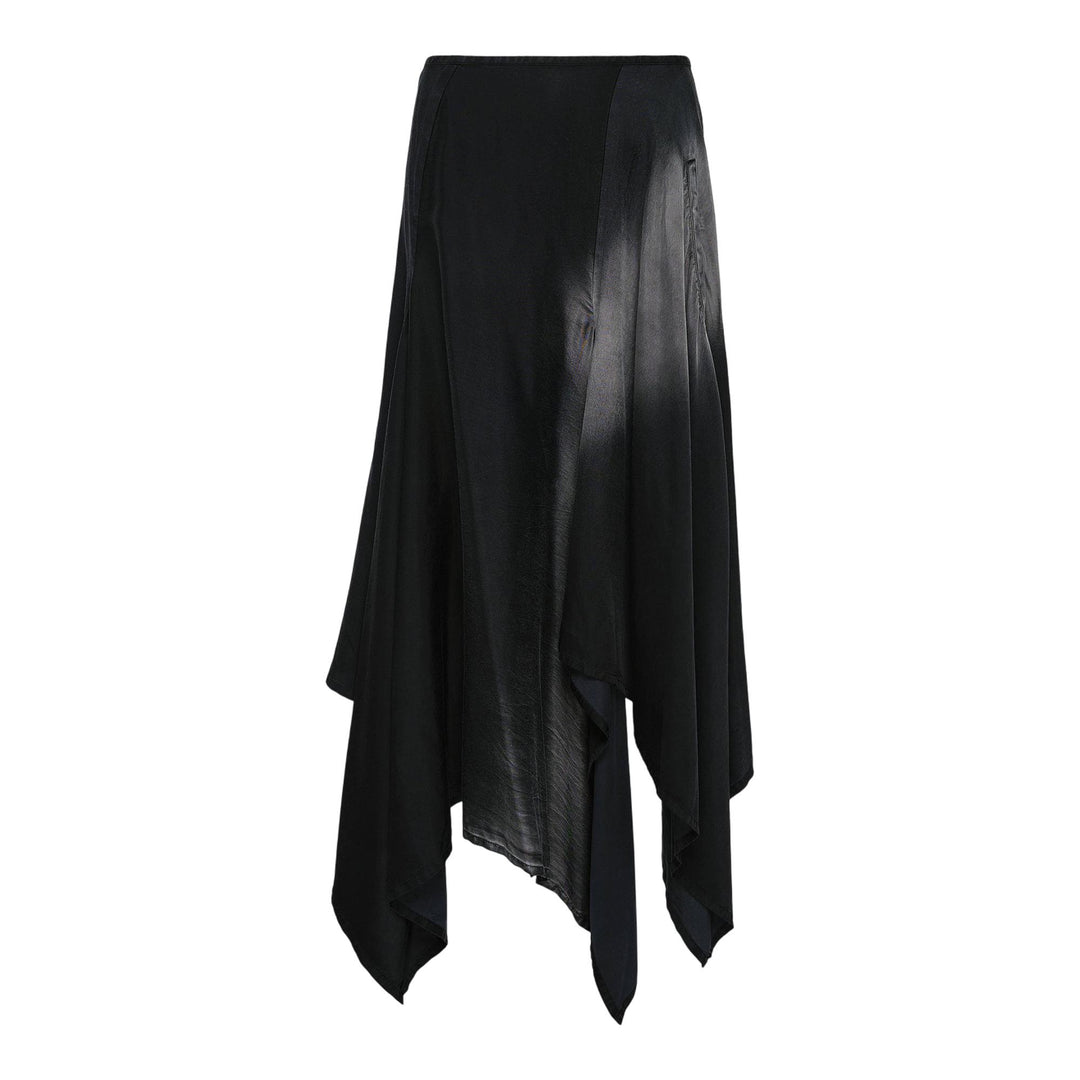 Club21 - Yohji Yamamoto - Asymmetric Skirt - SKIRTS - Black