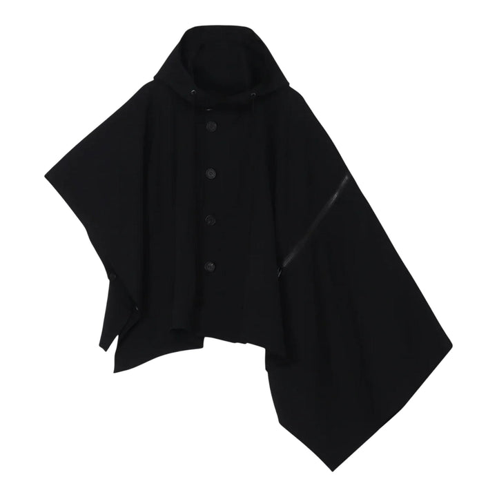 Club21 - Yohji Yamamoto - Hodded Cape Coat - COATS - Black