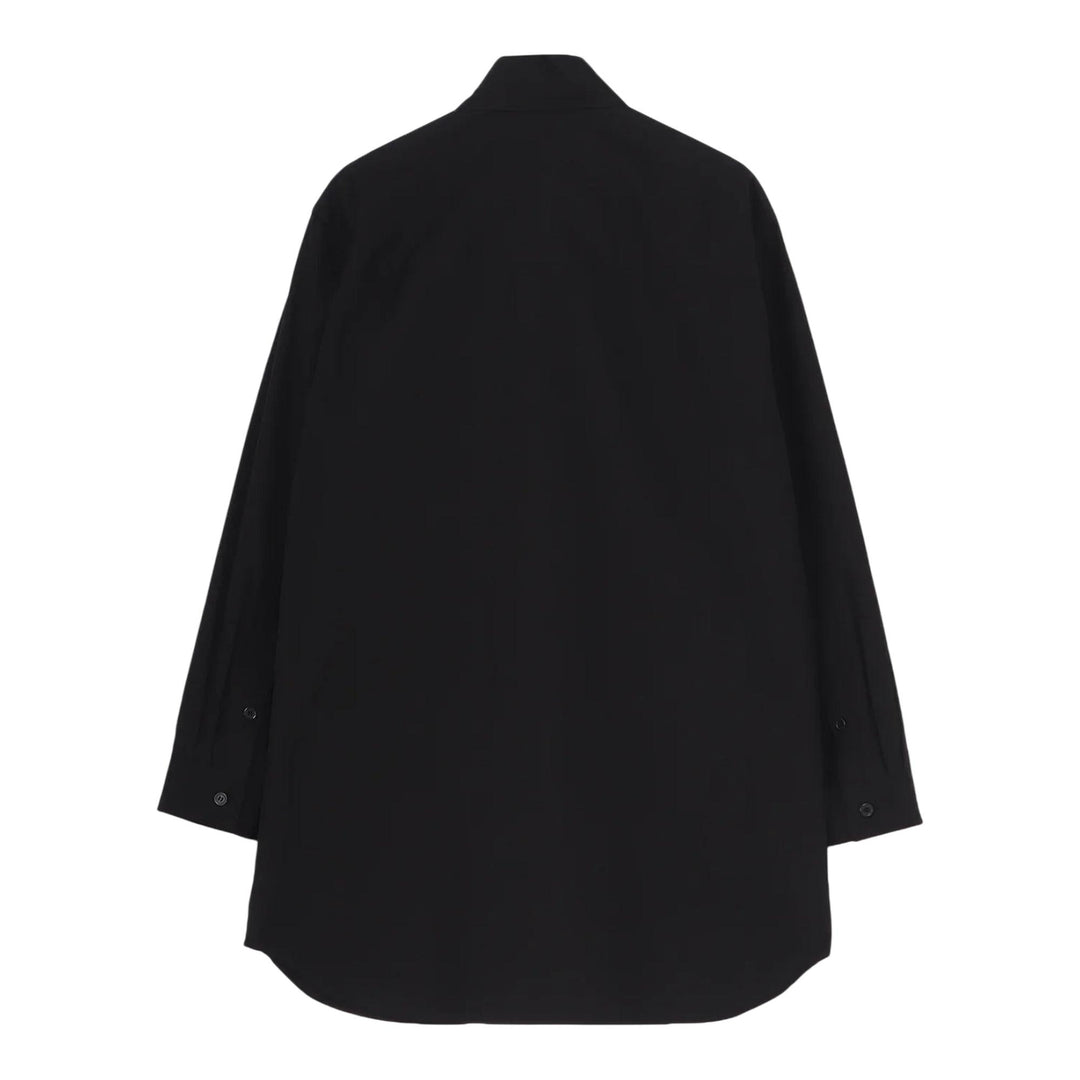 Club21 - Yohji Yamamoto - Scarf Collar Blouse - SHIRTS - Black