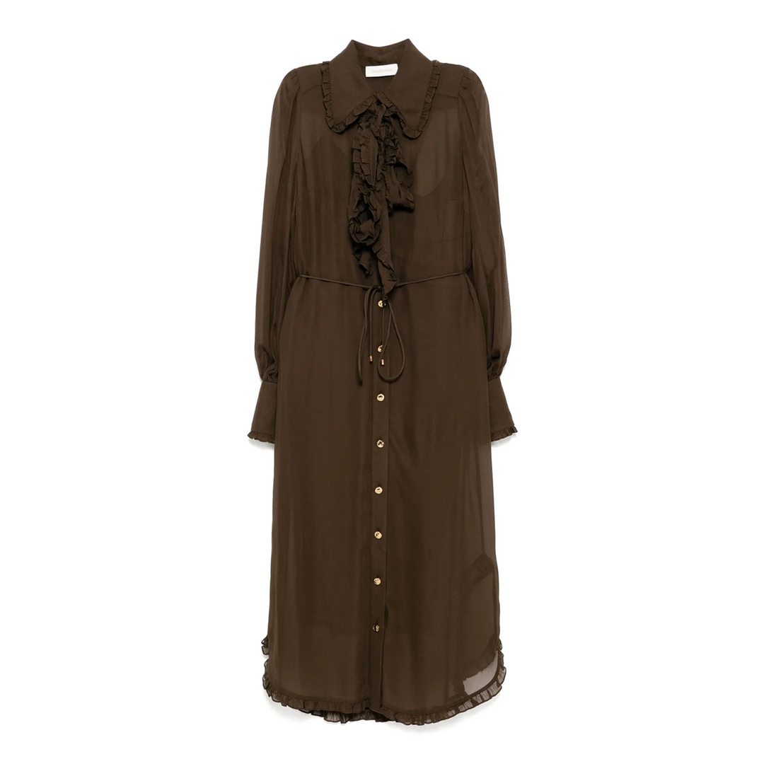 Ruffle Midi Dress