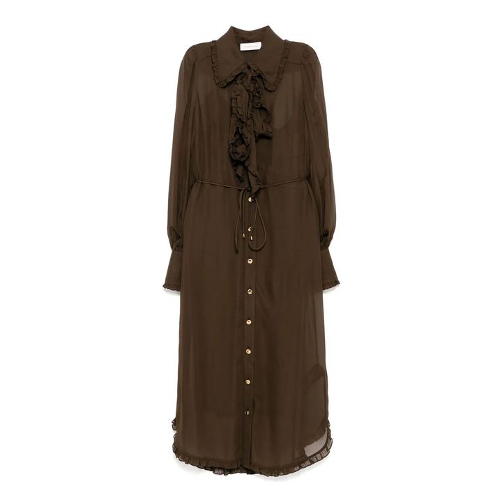Ruffle Midi Dress