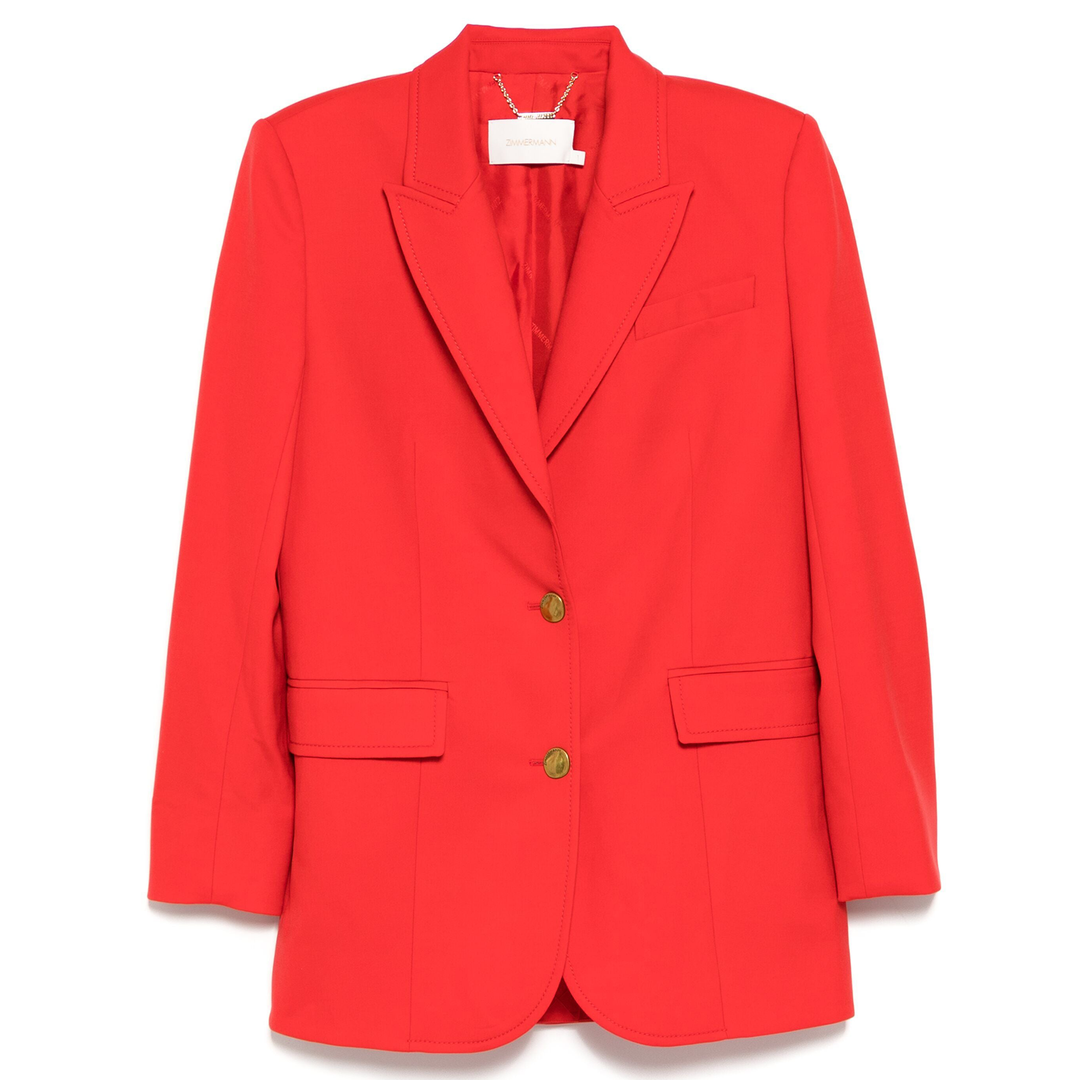 ZIMMERMANN_Crush_Single_Breasted_Jacket_Red