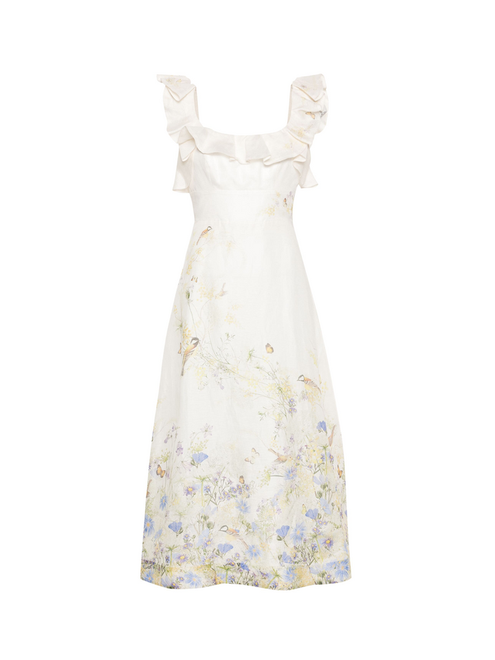  ZIMMERMANN_Harmony_Frilled_Midi_Offwhite