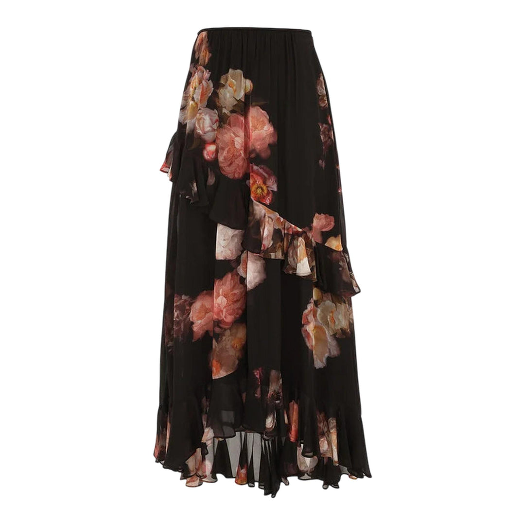 Club21 - ZIMMERMANN - Hypnotic Asymetric Midi Skirt - SKIRTS - Black