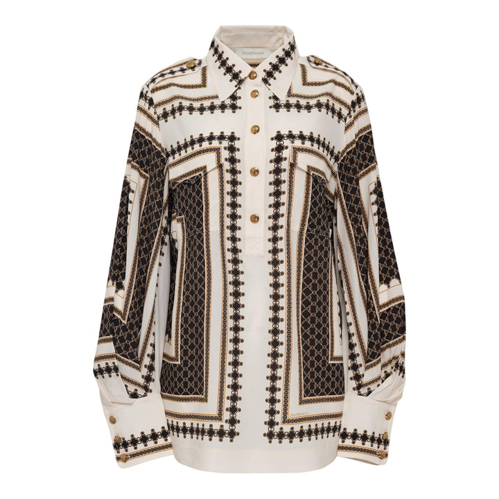 Club21 - ZIMMERMANN - Pocket Blouse - WOVEN TOPS - Black