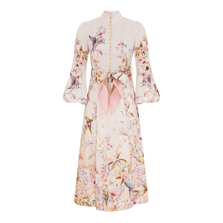 Rebellion Button Midi Dress