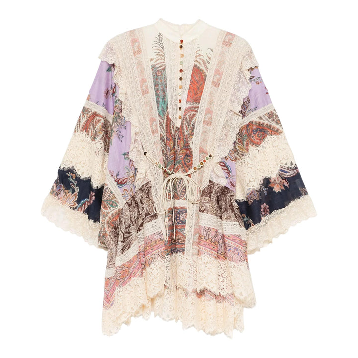 Club21 - ZIMMERMANN - Rhiannon Billow Mini Dress - DRESSES - Multi