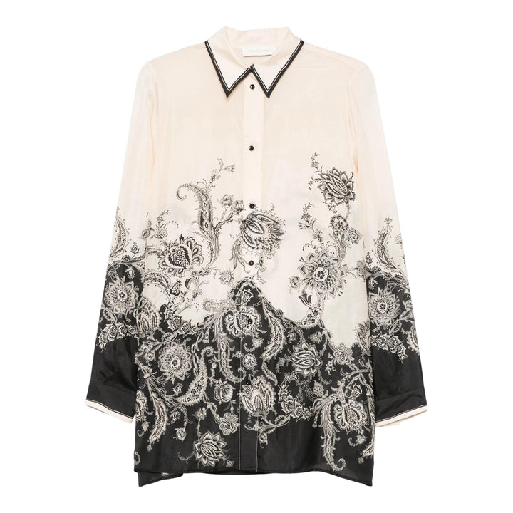 Club21 - ZIMMERMANN - Rhiannon Relaxed Shirt - SHIRTS - Black