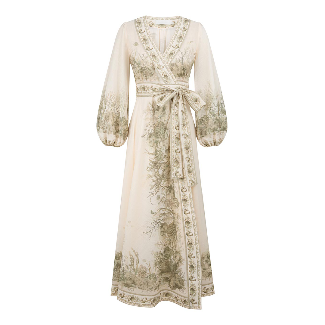Wanderlust Wrap Midi Dress