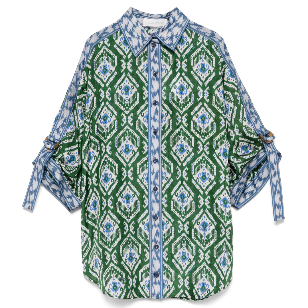 ZIMMERMANN_Wylie_Relaxed_Shirt_Green