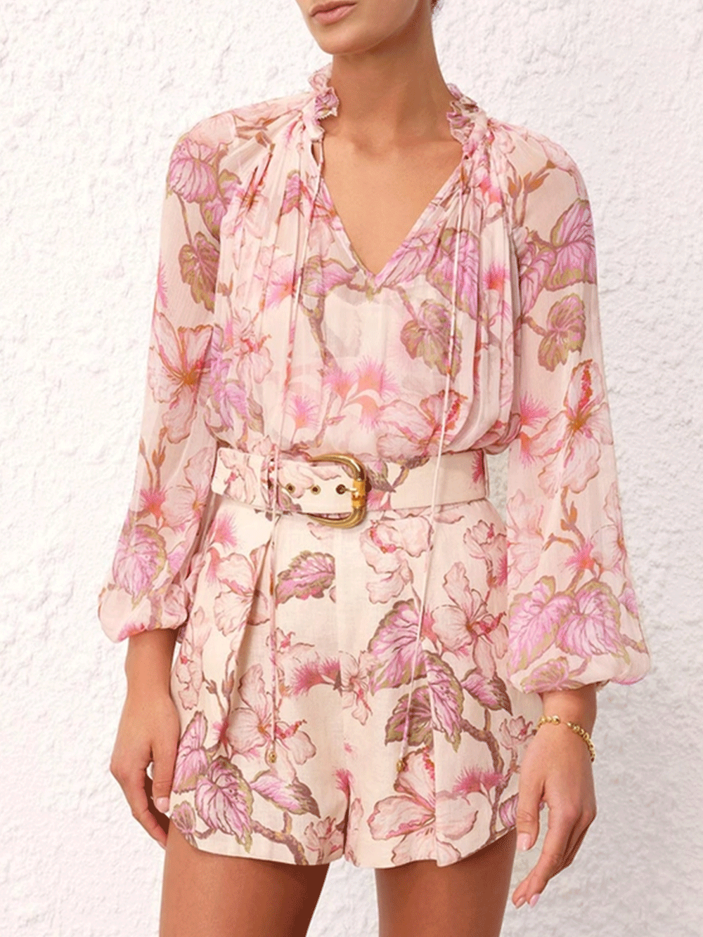 Zimmermann-Matchmaker-Billow-Blouse-Pink-2