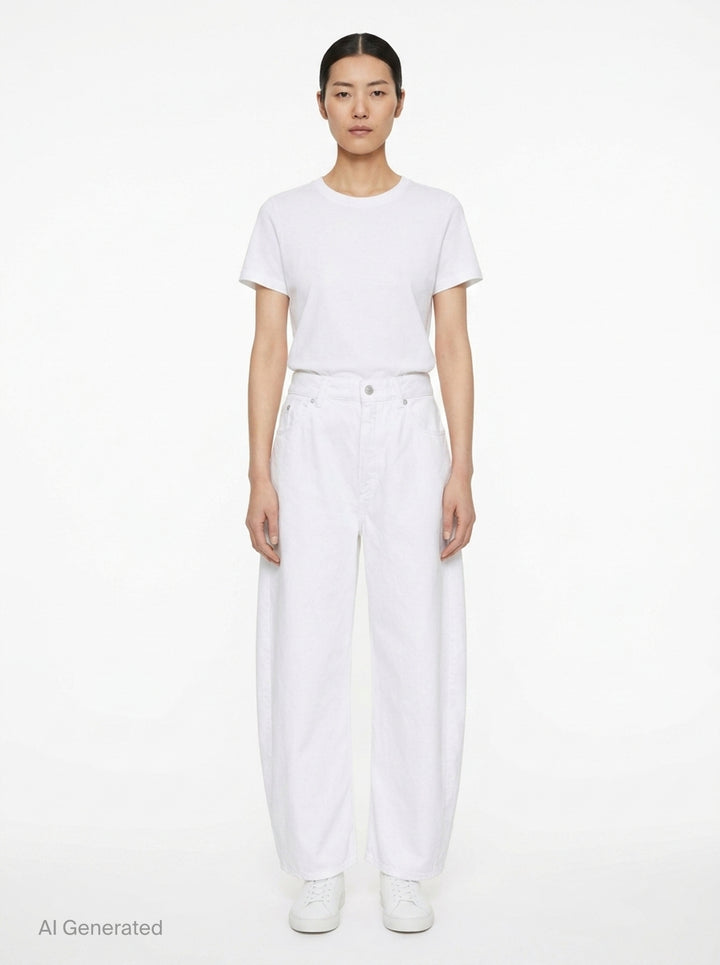 Rodeo Light White Jeans | Alaïa | Club21 - front