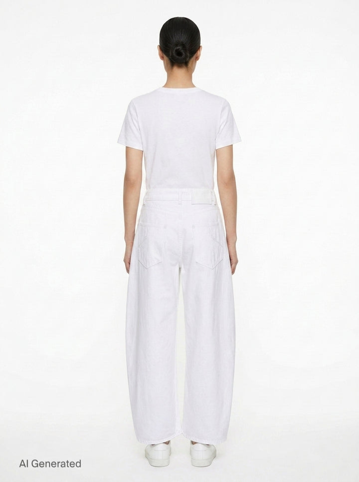 Rodeo Light White Jeans | Alaïa | Club21 - back