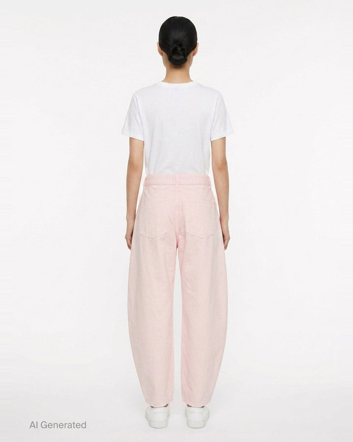Round Tinted Denim Pants | Alaïa | Club21 - back
